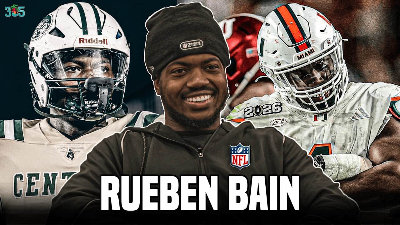 Rueben Bain on NFL Draft, Journey at Miami and CRAZY Recruiting Story!