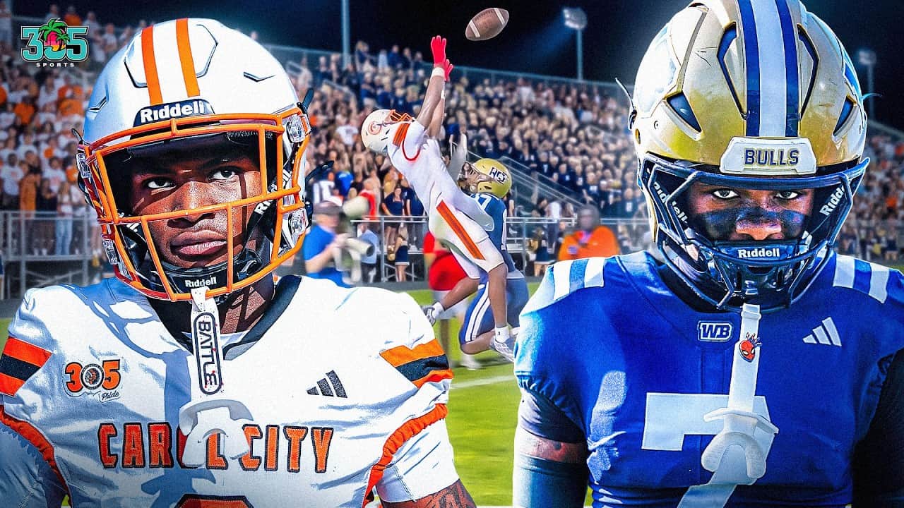 HE CALLED GAME WITH A BLURRR (Carol City vs West Boca)